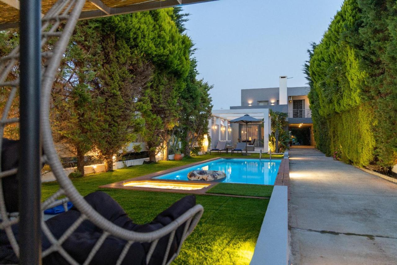 Luxury Hestia Grey With Private Pool Rethimnon